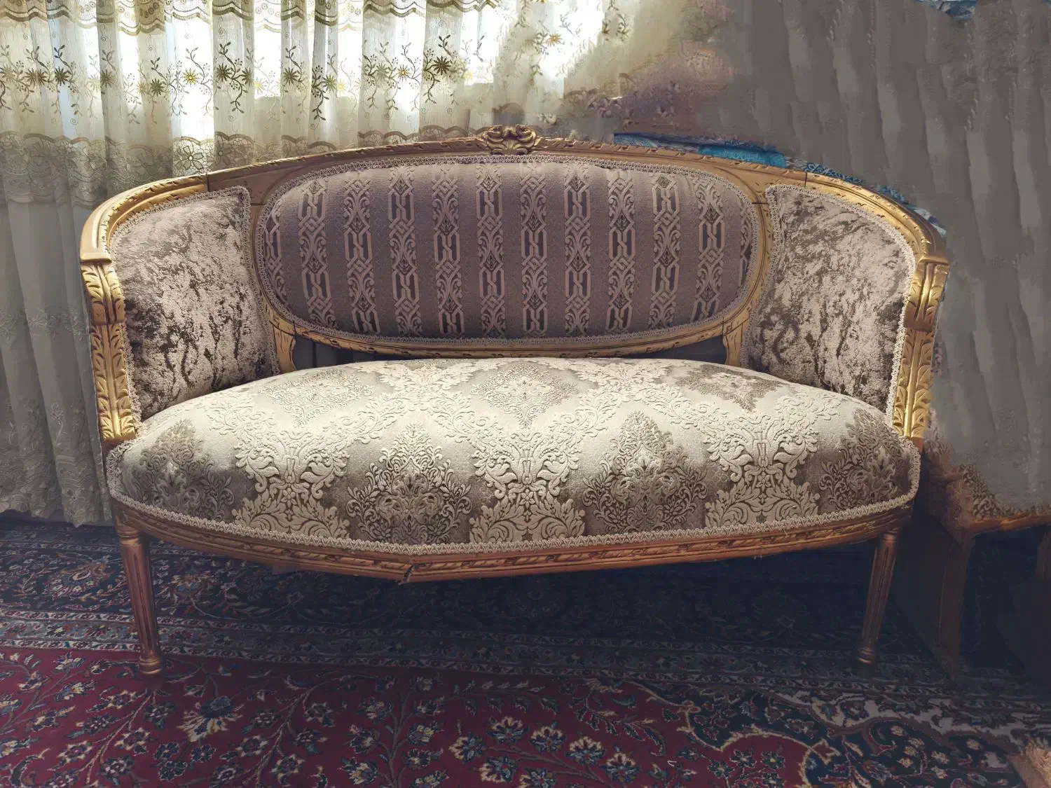 مبل جمع و جور 7نفره|مبلمان خانگی و میز عسلی|محمدیه-قزوین, |دیوار