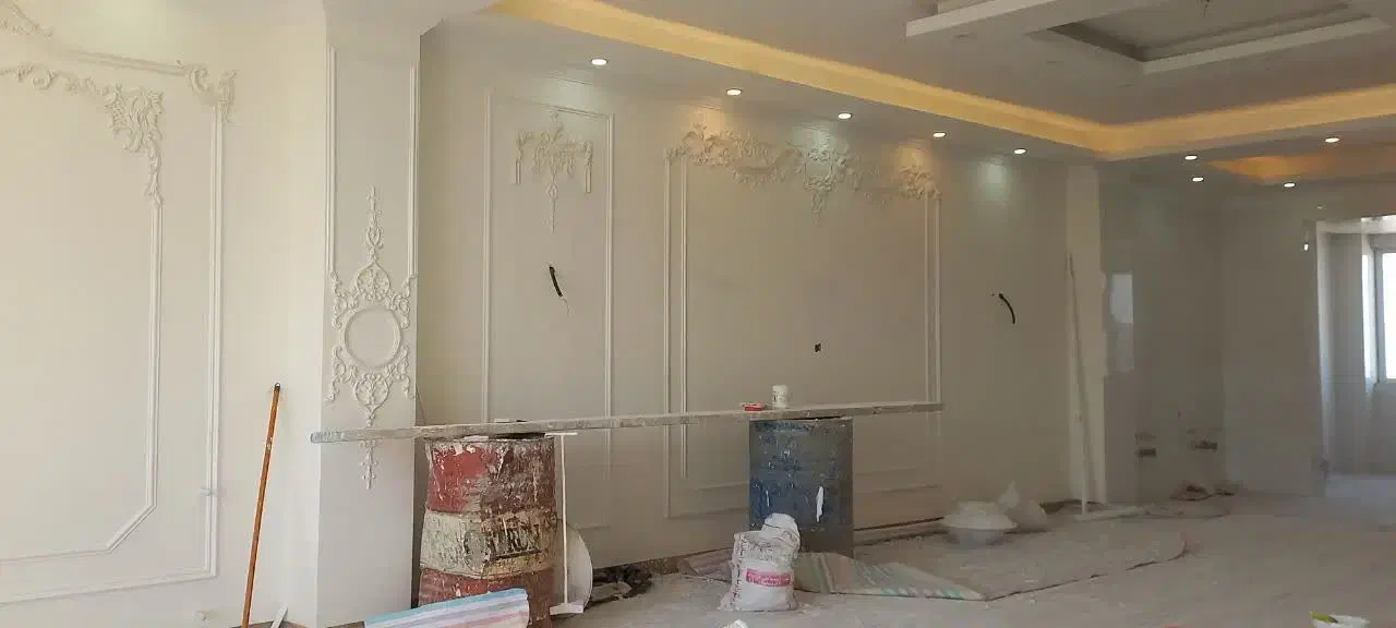 گچکاری گچ کار گچ کاری خرده کاری تعمیرات|خدمات پیشه و مهارت|زنجان, |دیوار