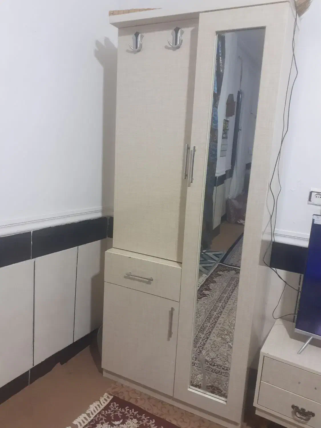 جاکفشی،  بوفه و میز تلوزیون  ، سه تیکه ست|جاکفشی، کمد، دراور|فاضل آباد, |دیوار