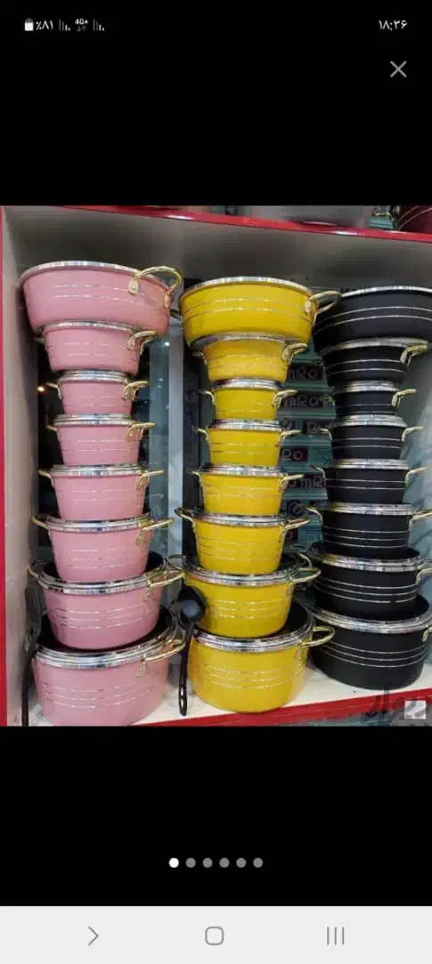 سرویس قابلمه وماهیتابه  اس پی اس اصل|ظروف پخت‌وپز|شیراز, شهرک صدا و سیما|دیوار