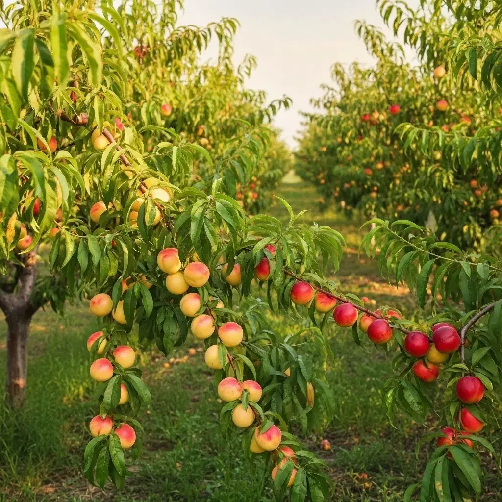 نهال هلو آلبرتا  آبدار زودبازده و محبوب بازار خرید|خدمات باغبانی و درختکاری|مشگین شهر, |دیوار