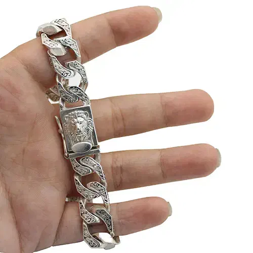 دستبند  کله شیر نقره با عیار 925|جواهرات|تهران, بازار|دیوار