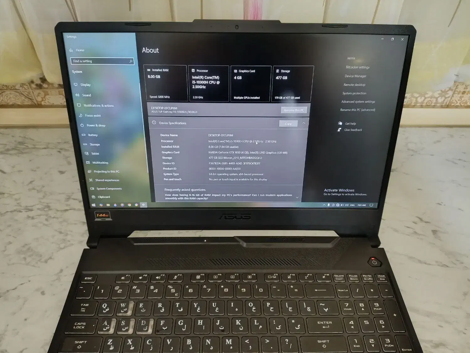 لبتاب ایسوز گیمینگ|رایانه همراه|تهران, مشیریه|دیوار