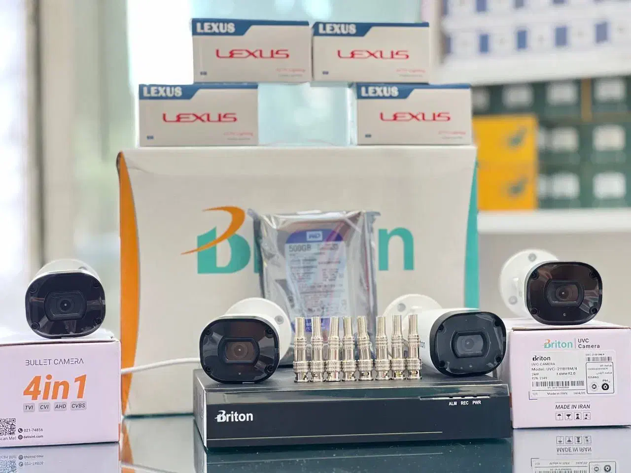 پک اقتصادی چهار عدد دوربین مداربسته|دوربین مداربسته|قوچان, |دیوار