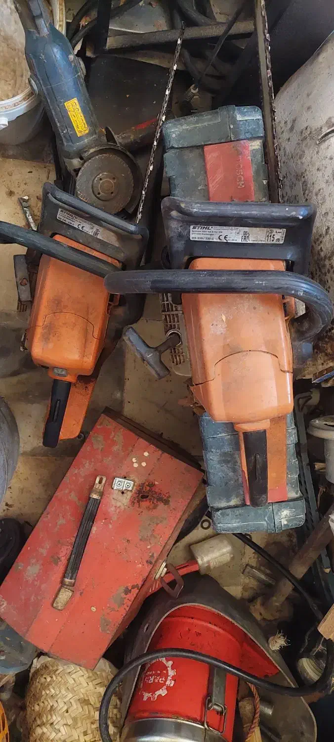 فروش مقدار زیادی وسایل برقی پمپ باد چرخ گوشتی|ابزارآلات|خرم بید, |دیوار