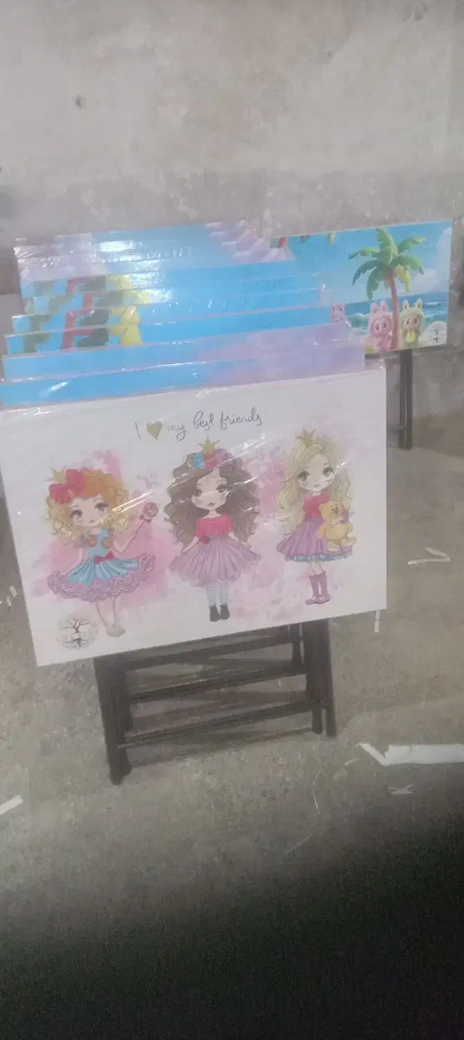 سلام میز و صندلی برای کودک|تخت و صندلی بچه|ری, هاشمآباد|دیوار