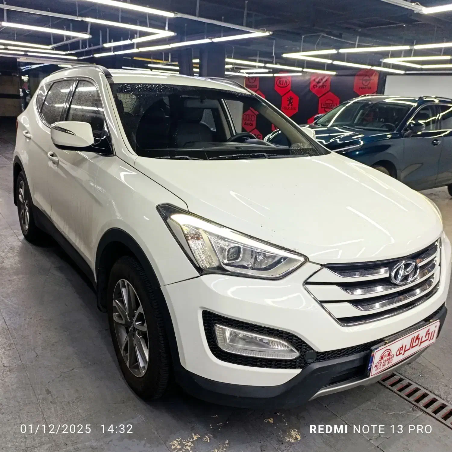 سانتافه2014.بدون رنگ.کم کارواقعی|خودرو سواری و وانت|تهران, درختی|دیوار