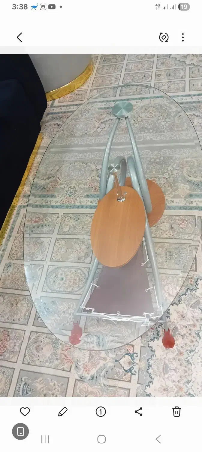 میز جلو مبلی ترک|مبلمان خانگی و میز عسلی|تهران, علم و صنعت|دیوار