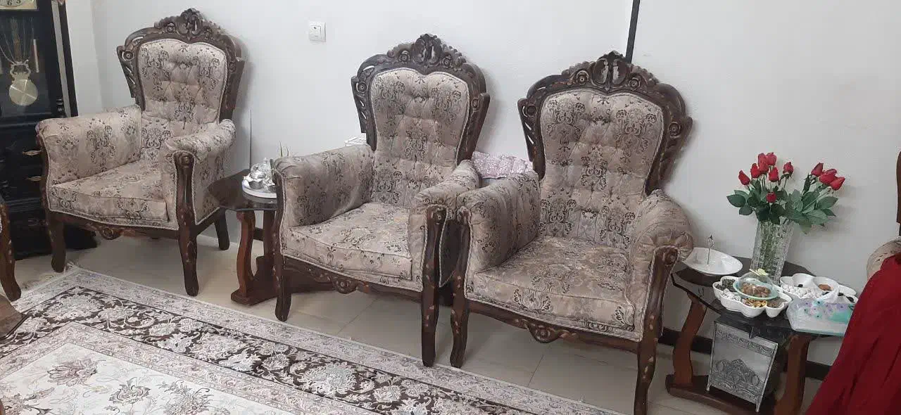 مبلمان 8نفره|مبلمان خانگی و میز عسلی|شاهین‌شهر, نبوت|دیوار