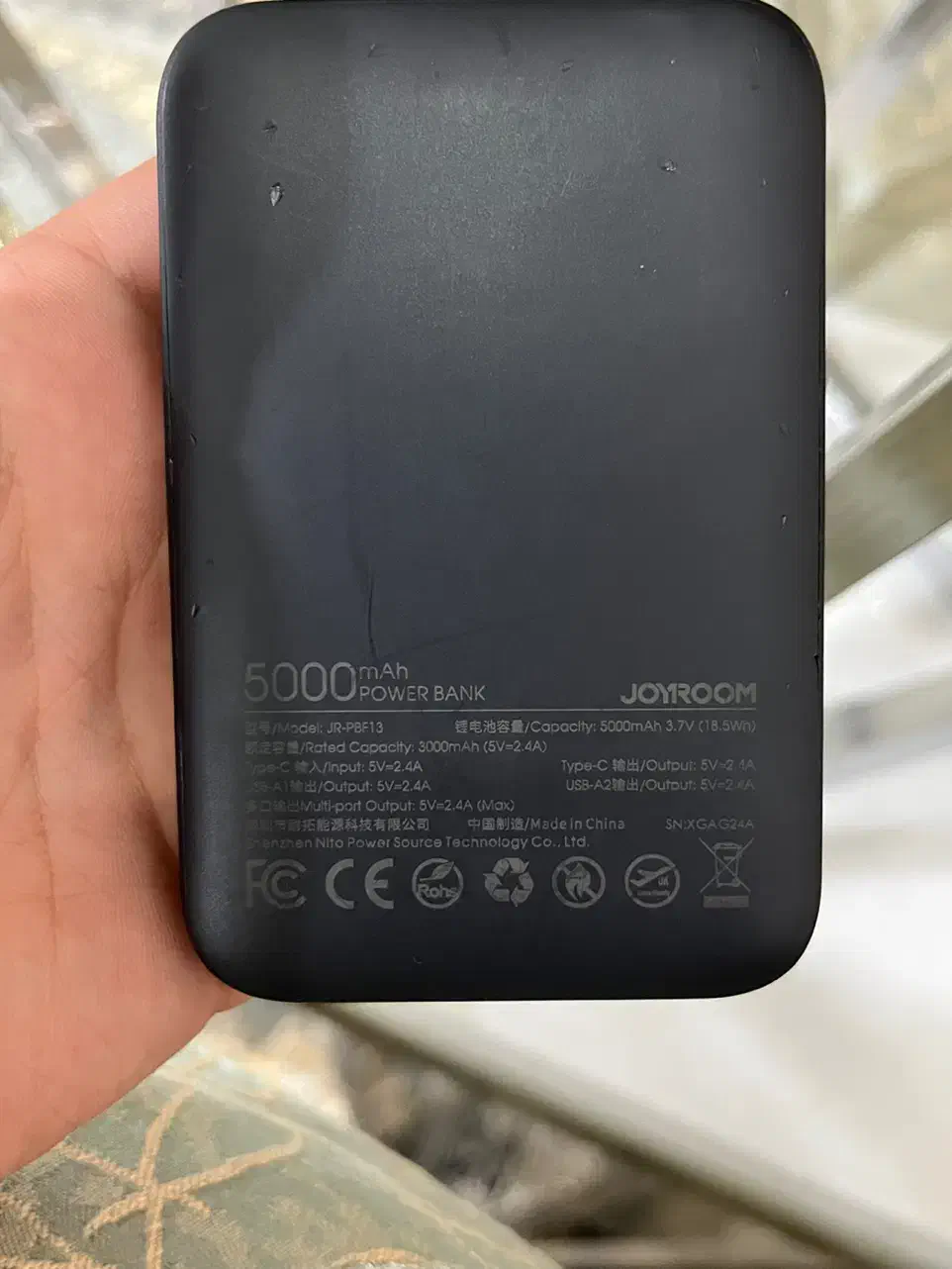 پاور بانکjoyroom ۵۰۰۰|لوازم جانبی موبایل و تبلت|تهران, والفجر (افسریه)|دیوار