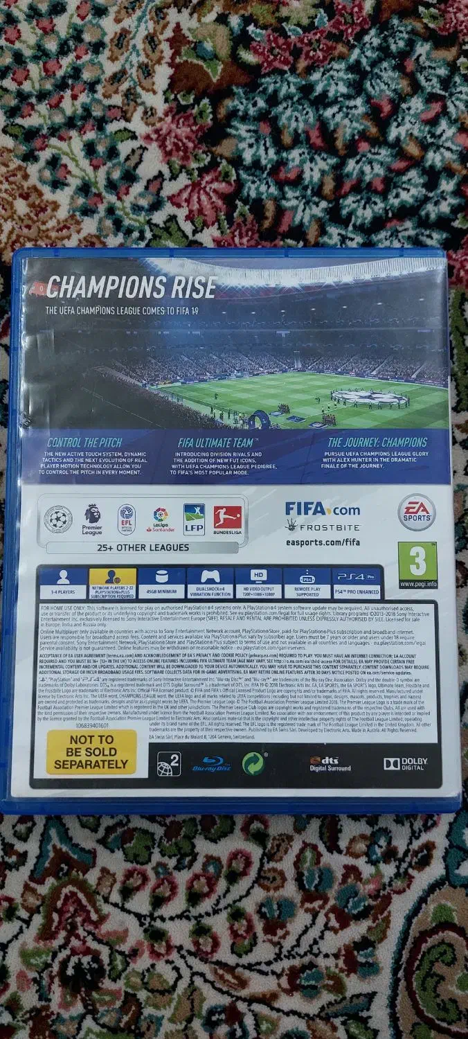 سی دی بازی fifa19|کنسول، بازی ویدئویی و آنلاین|کرمان, |دیوار