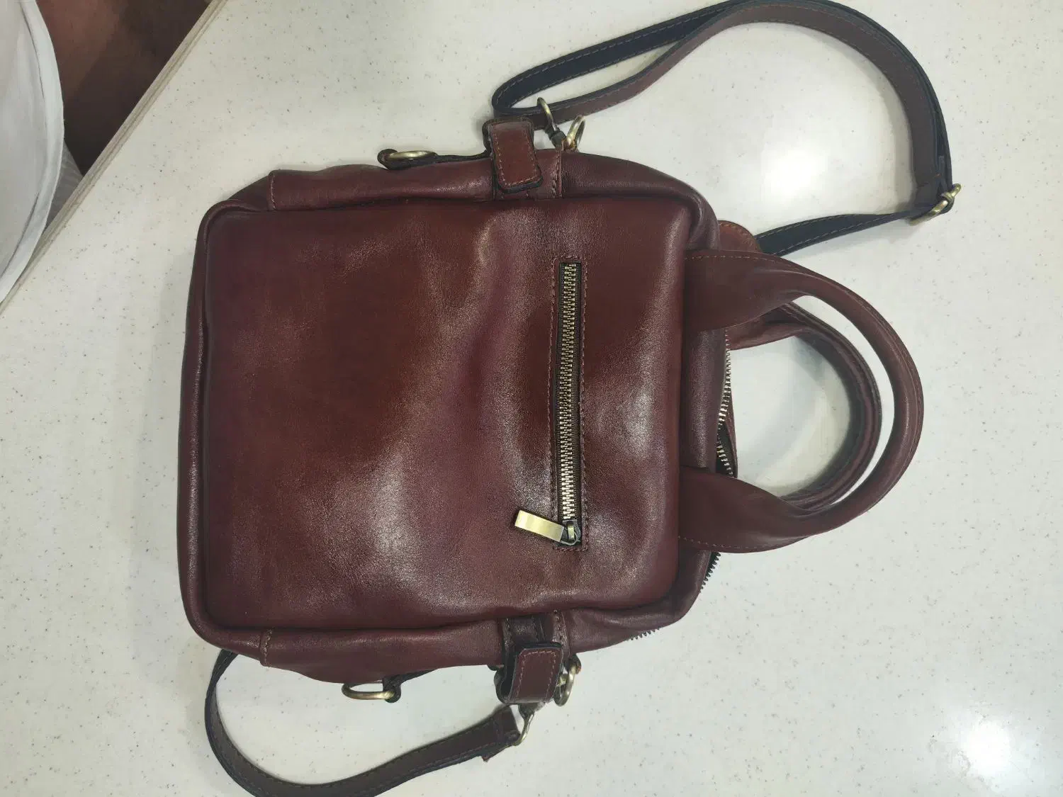 کیف چرم گاو رودوشی و دستی آکبند|کیف، کفش، کمربند|چمران, |دیوار