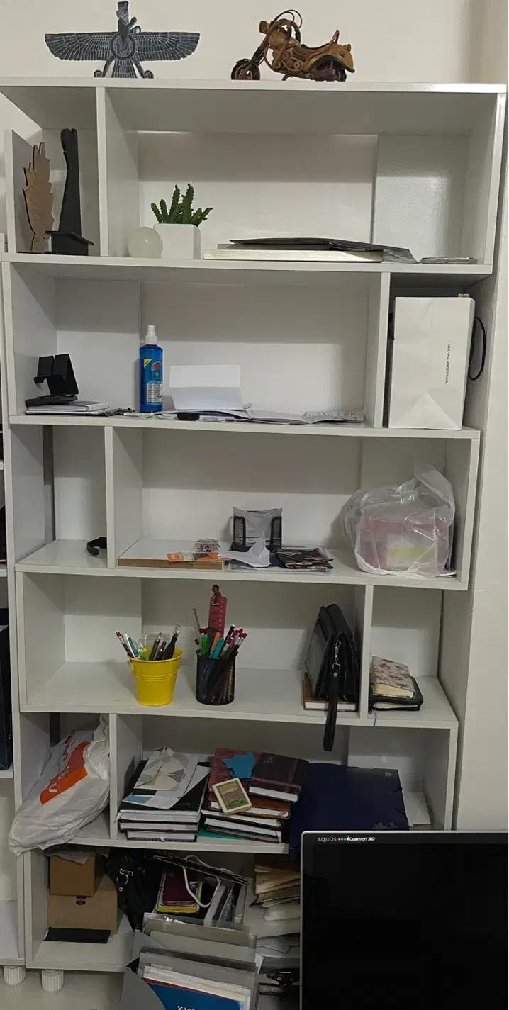 کتابخانه mdf نو|کتابخانه، شلف، قفسه‌های دیواری|اراک, |دیوار