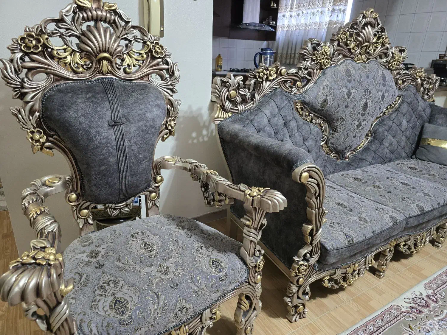 مبل استیل زیبا|مبلمان خانگی و میز عسلی|اصفهان, الهیه|دیوار