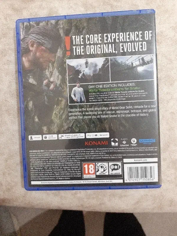 Metal gear solid 3 remake متال گیر سالید ۳ ریمیک|کنسول، بازی ویدئویی و آنلاین|اهواز, معین زاده|دیوار