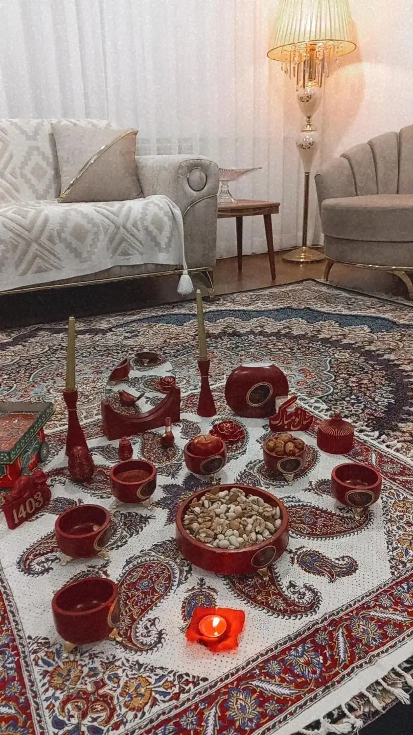 هفت سین قرمز رنگ برای شب یلدا و عید|صنایع دستی و سایر لوازم تزئینی|اردبیل, |دیوار