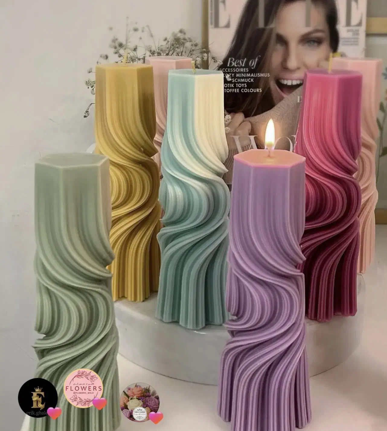 شمع|صنایع دستی و سایر لوازم تزئینی|بندرعباس, |دیوار