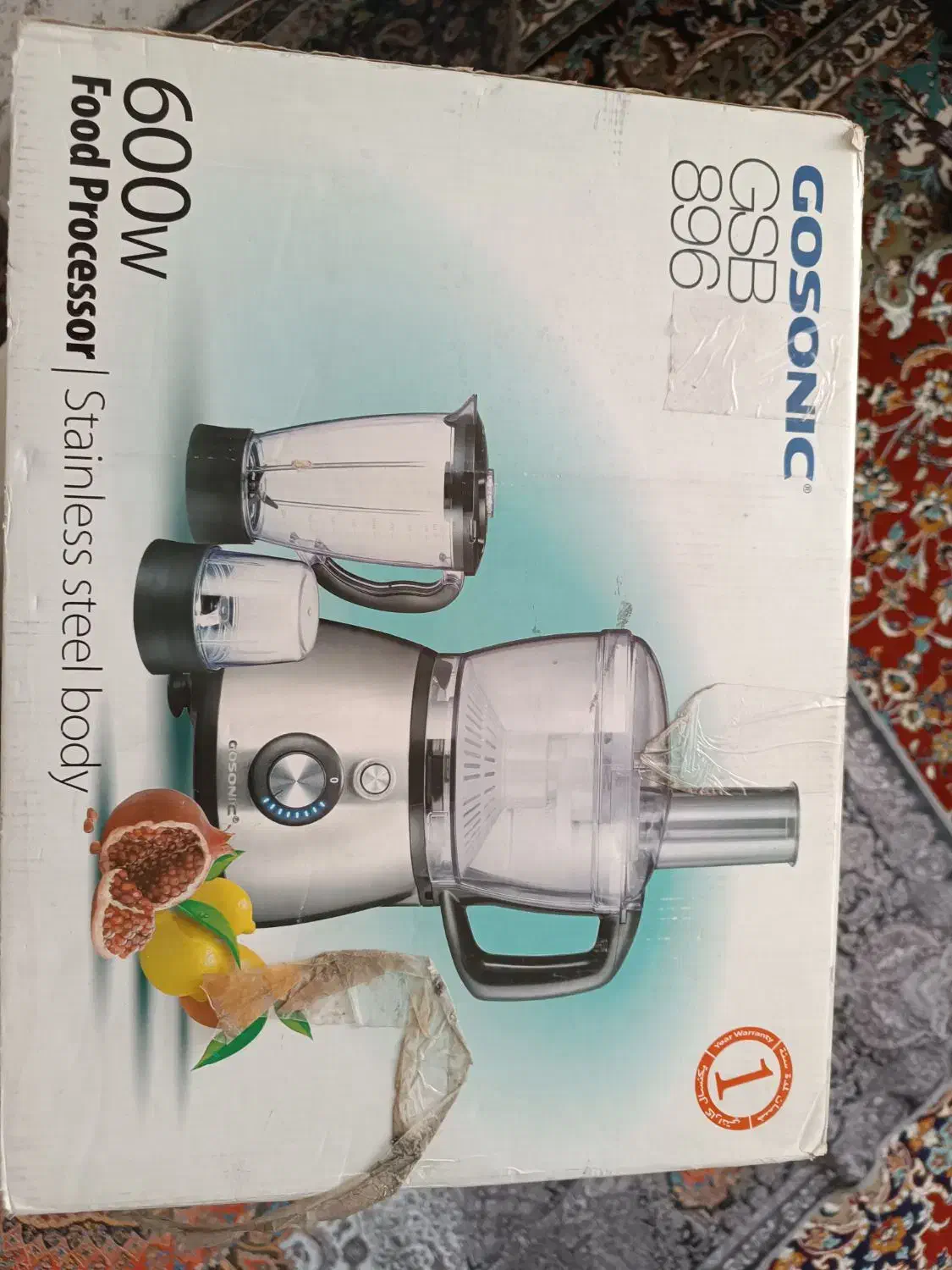 غذا ساز همه کاره گاسونیک نو جهیزیه|خردکن، آسیاب، غذاساز|مشهد, طبرسی شمالی|دیوار