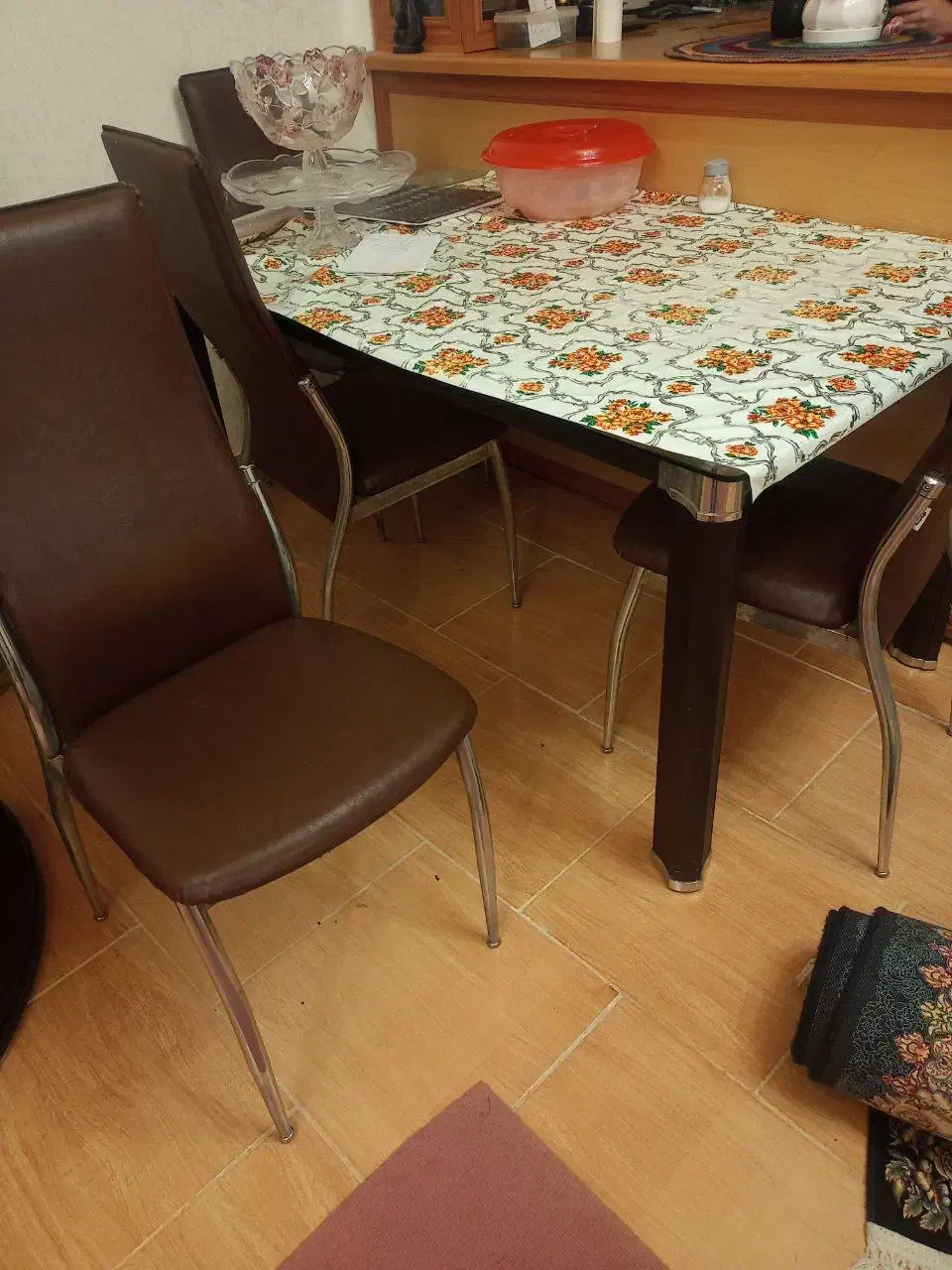 میز ناهار خوری 4نفره|میز و صندلی غذاخوری|تالش, طولارود|دیوار