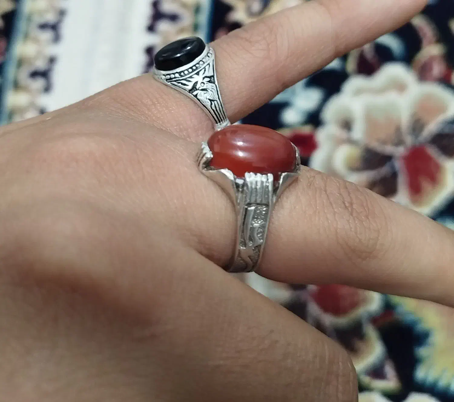 انگشتر نقره|جواهرات|قائن, |دیوار