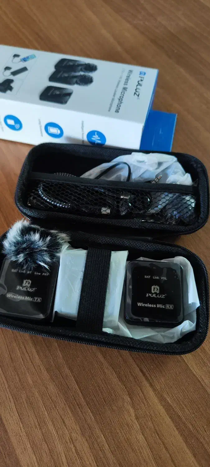 میکروفون وایرلس puluz نو|لوازم جانبی موبایل و تبلت|خرم‌آباد, |دیوار