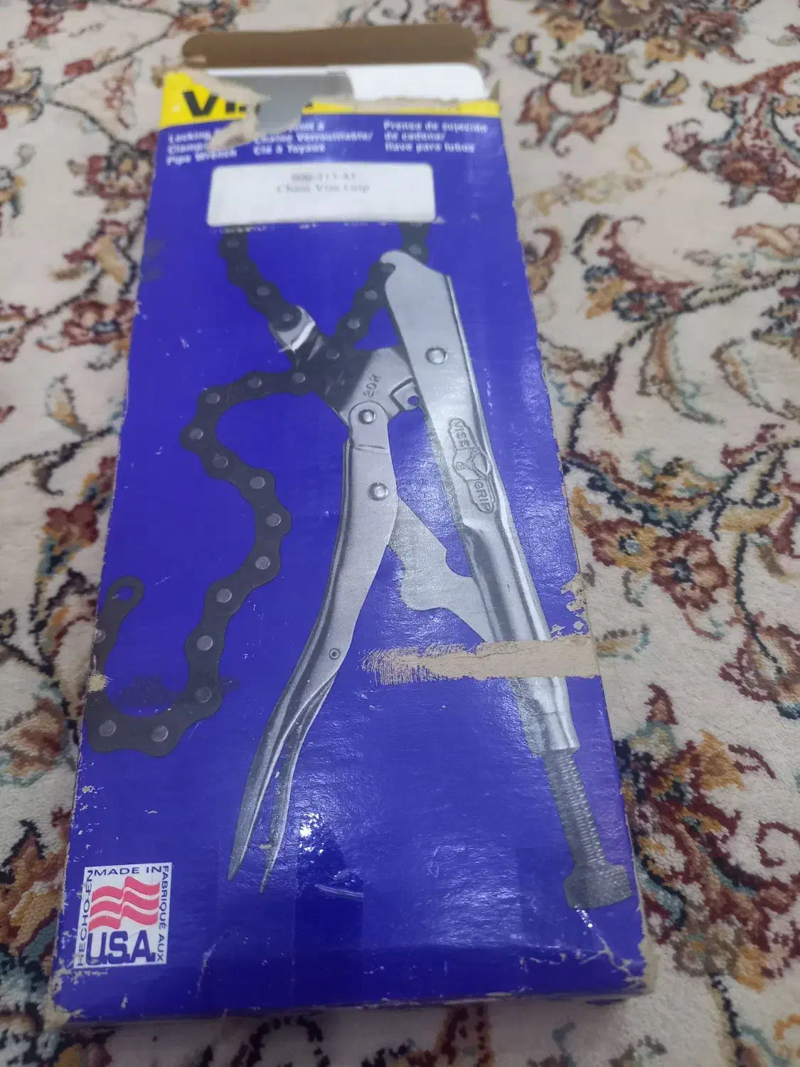 انبر قفلی عتیقه آمریکایی وایس گریپ|ابزارآلات|اهواز, سپیدار|دیوار