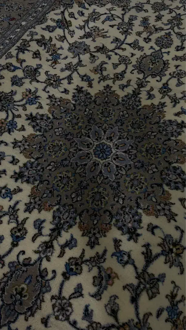 فرش دستباف جفت تمام پشم شش متر کاشان|فرش|کاشان, بازار کاشان|دیوار