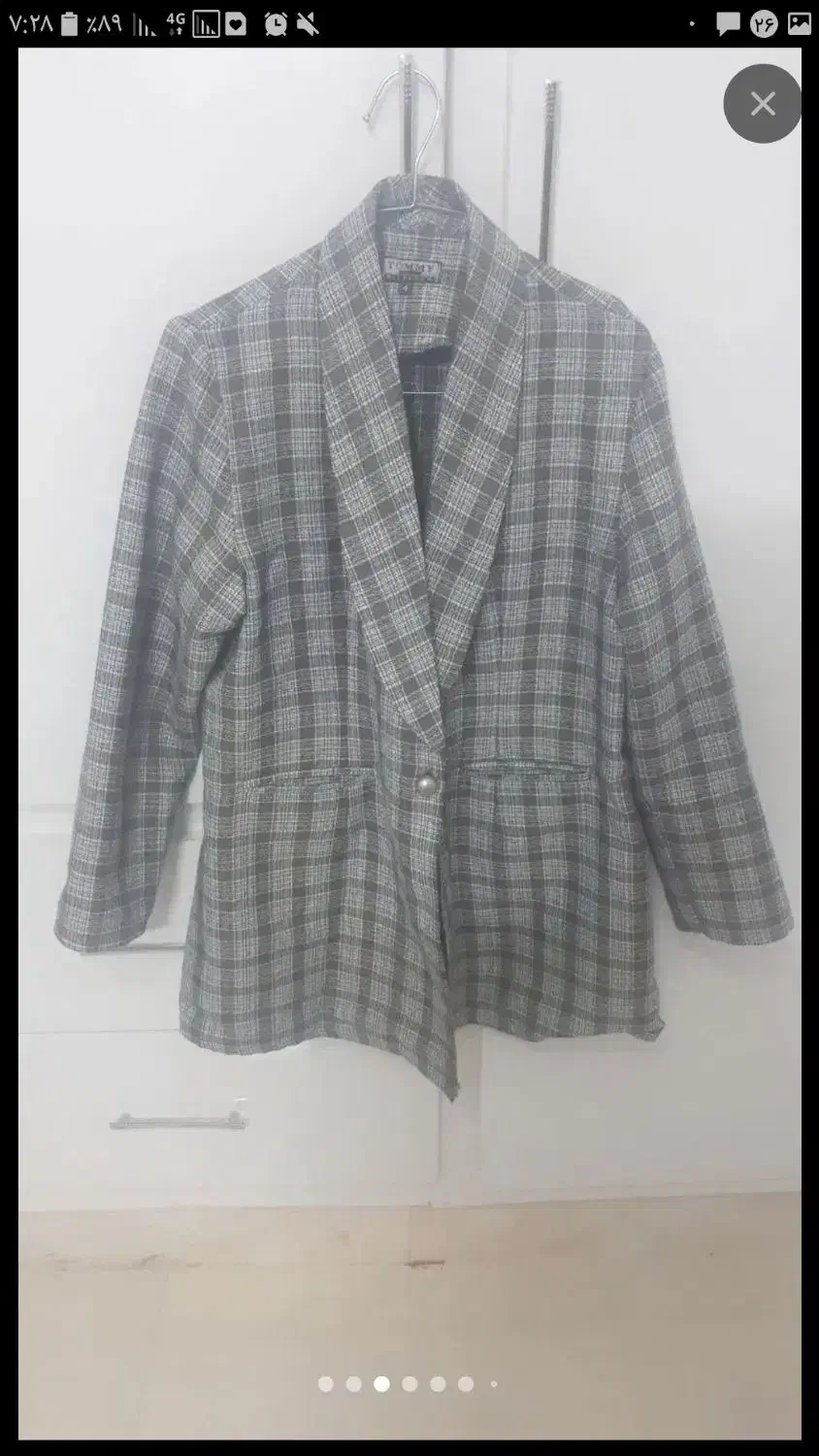 مانت پاییزی سالم سالم  سایز ۴ در حد نو مفت مفت|لباس|مشهد, انقلاب|دیوار