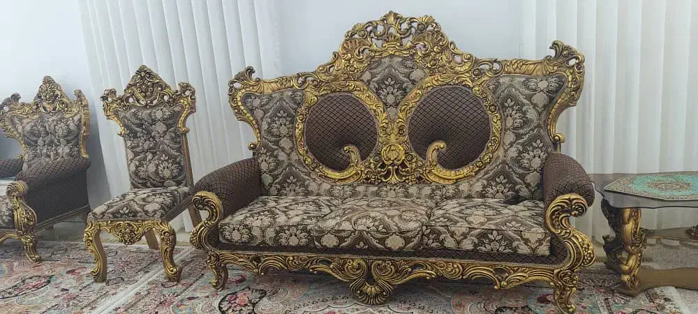 مبل استیل ۹ نفره|مبلمان خانگی و میز عسلی|لامرد, |دیوار