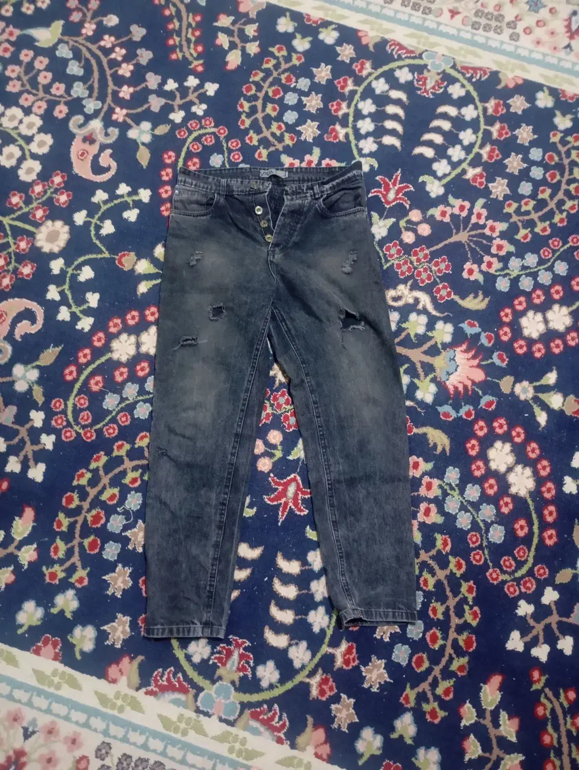 شلوار نام فیت مشکی رنگ|لباس|خرم‌آباد, |دیوار