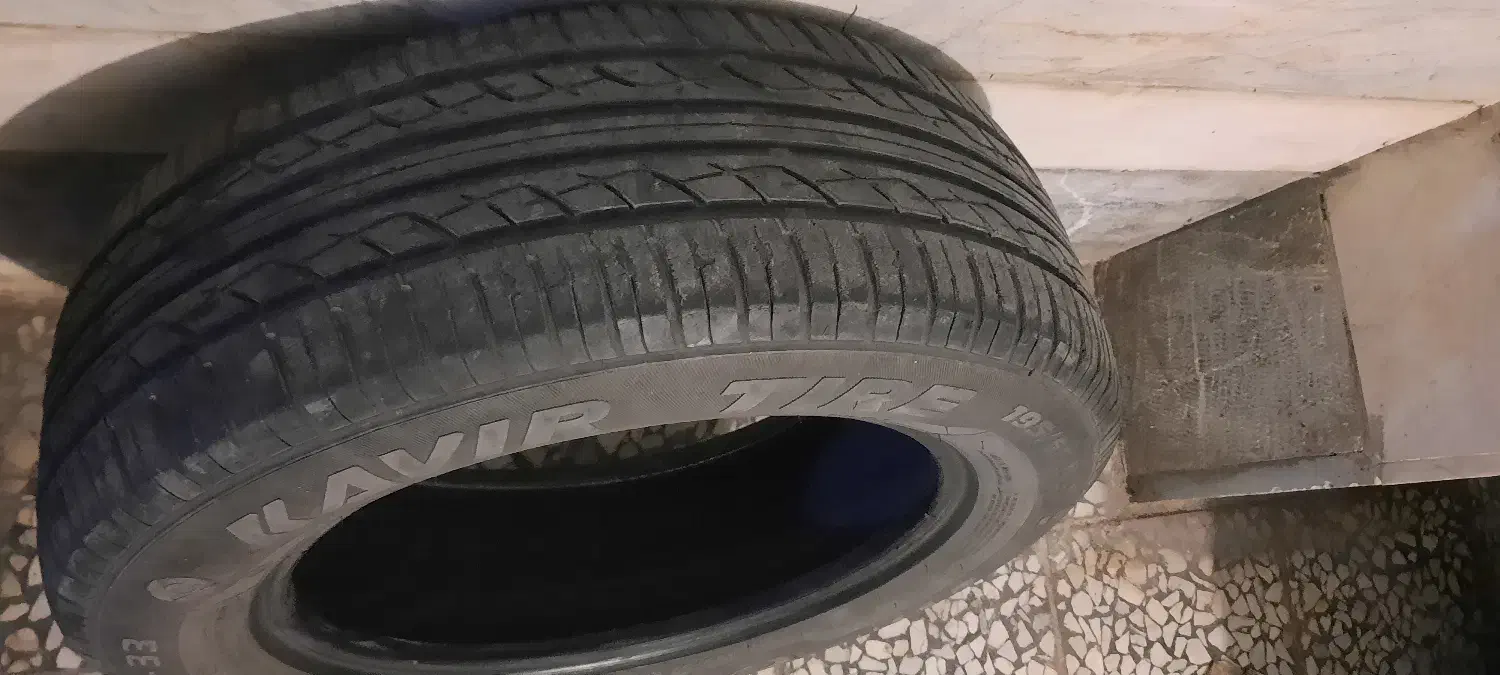 ۴ حلقه لاستیک خودرو کویر تایر ۱۹۵/۶۰ رینگ ۱۵|قطعات یدکی و لوازم جانبی|گرگان, |دیوار