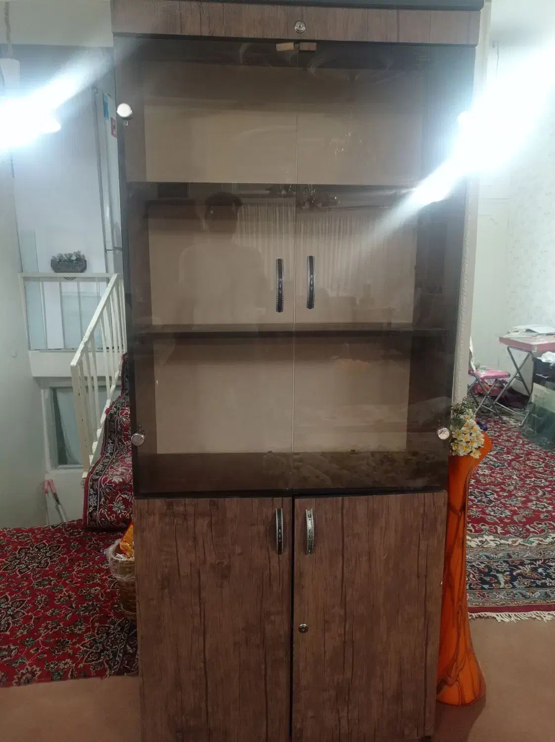 کمد اداری ویترین|کتابخانه، شلف، قفسه‌های دیواری|مشهد, خرمشهر|دیوار