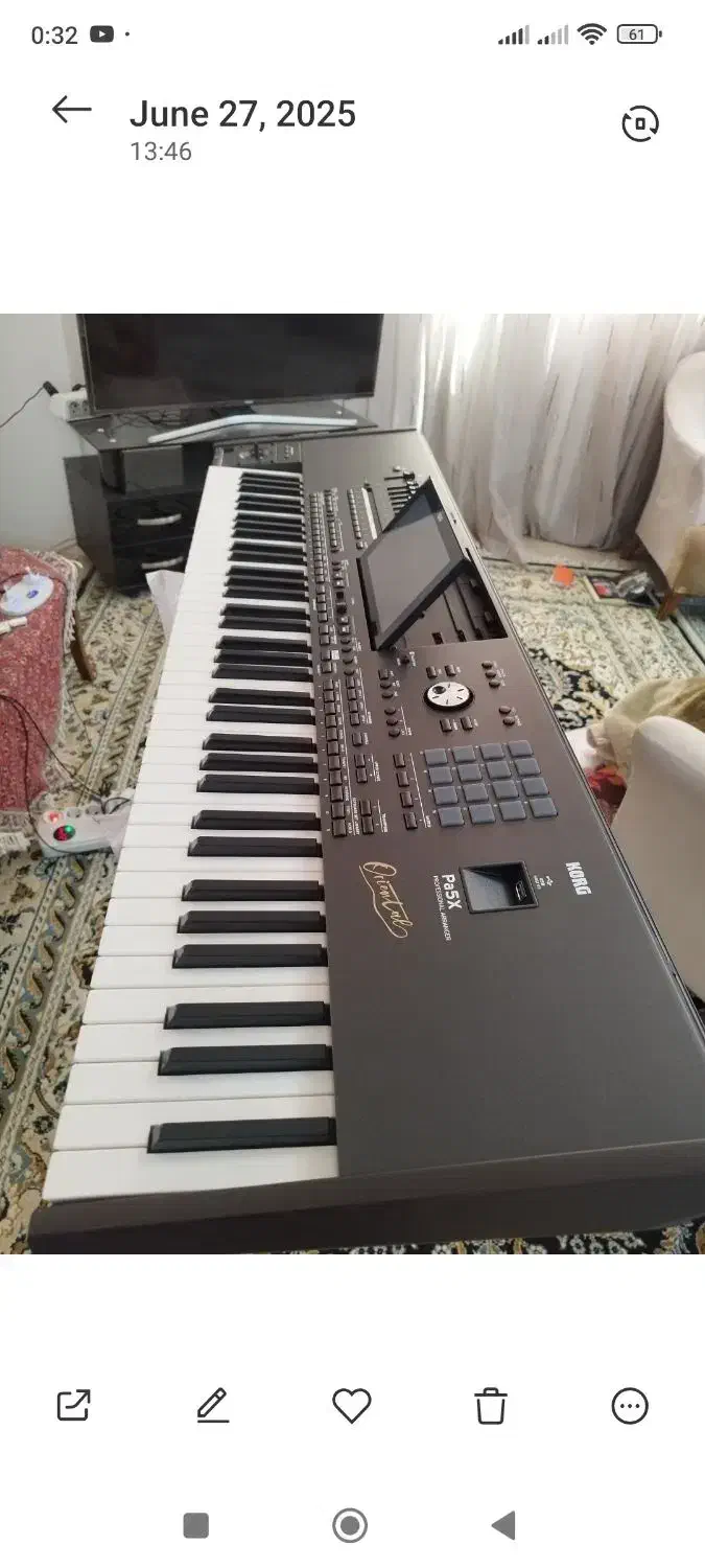 pa5x oriental 76 آکبند|پیانو، کیبورد، آکاردئون|مشهد, شهرک امام هادی (شهرک غرب)|دیوار