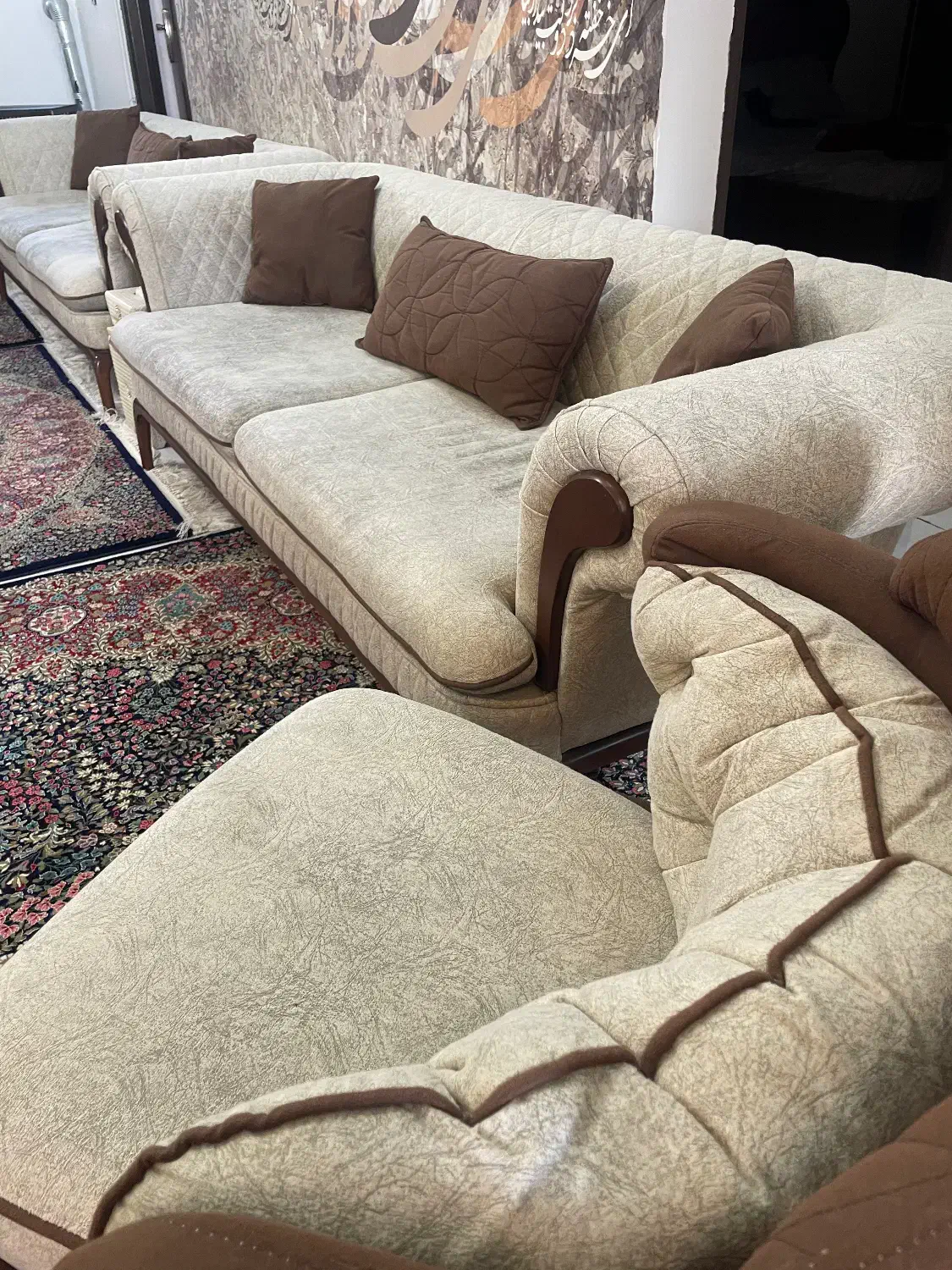 مبل ۸نفره|مبلمان خانگی و میز عسلی|زاهدان, |دیوار