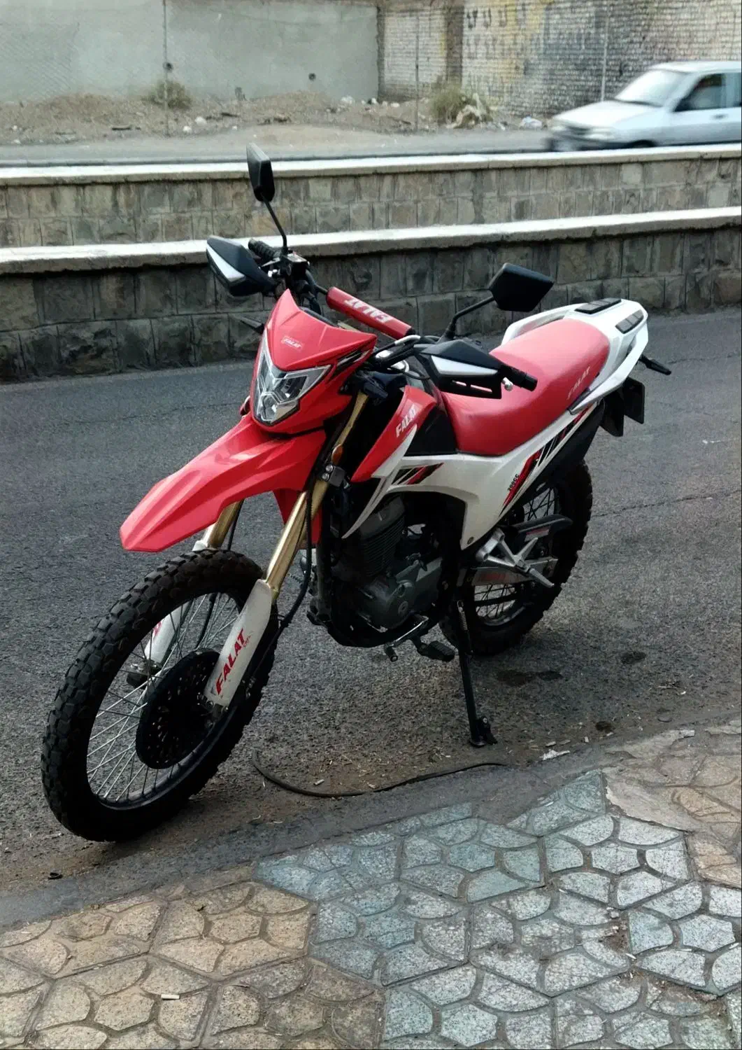 موتور تریل فلات 200|موتورسیکلت|ساوه, |دیوار