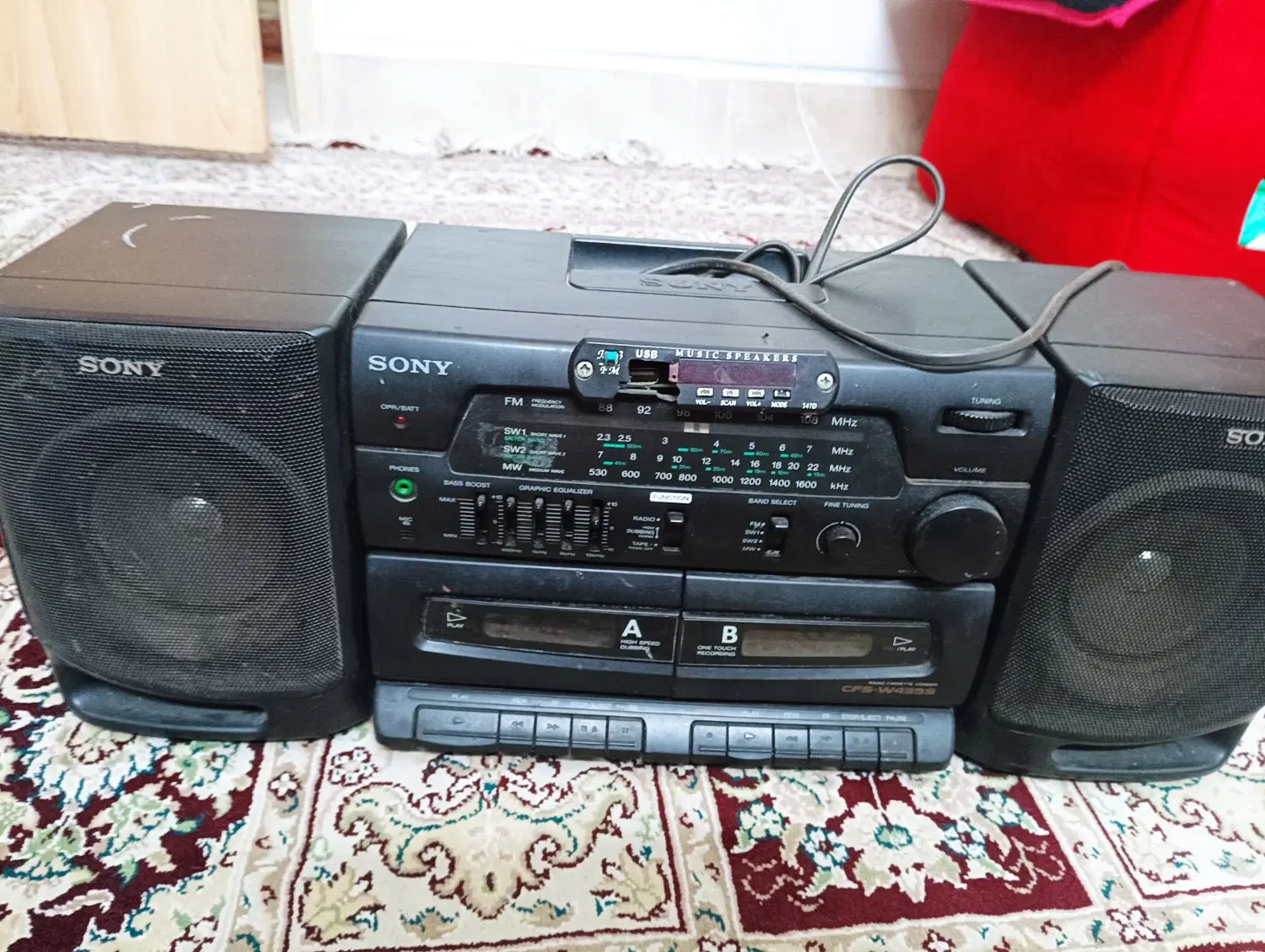 رادیو SONY|سیستم صوتی خانگی|شیراز, کاراندیش|دیوار