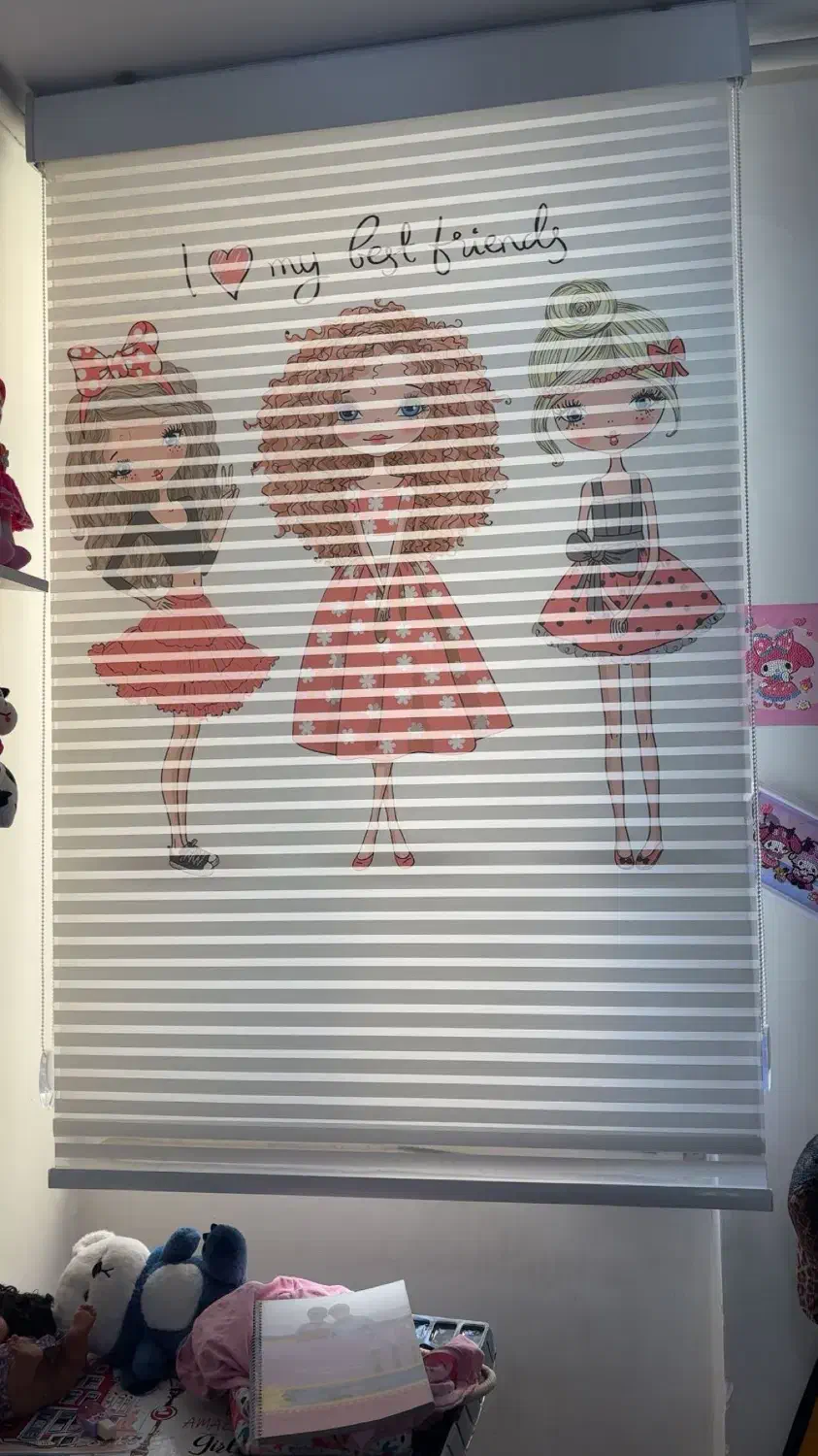 پرده زبرا بچگانه|پرده، رانر، رومیزی|تهران, آشتیانی|دیوار