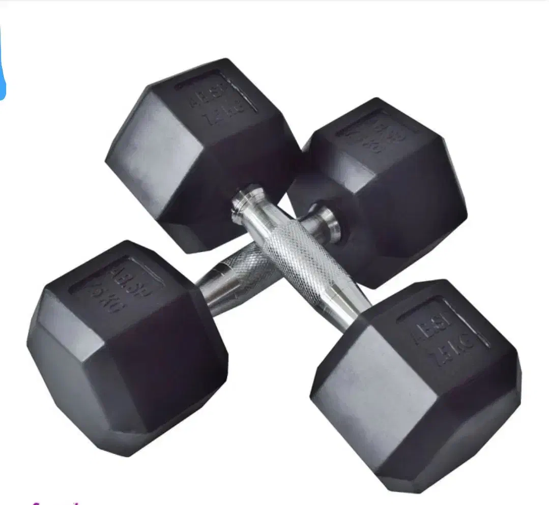 دمبل بدنسازی شش ضلعی 7.5 کیلوگرمی بسته 2 عددی|تجهیزات ورزشی|اهواز, زیتون کارمندی|دیوار