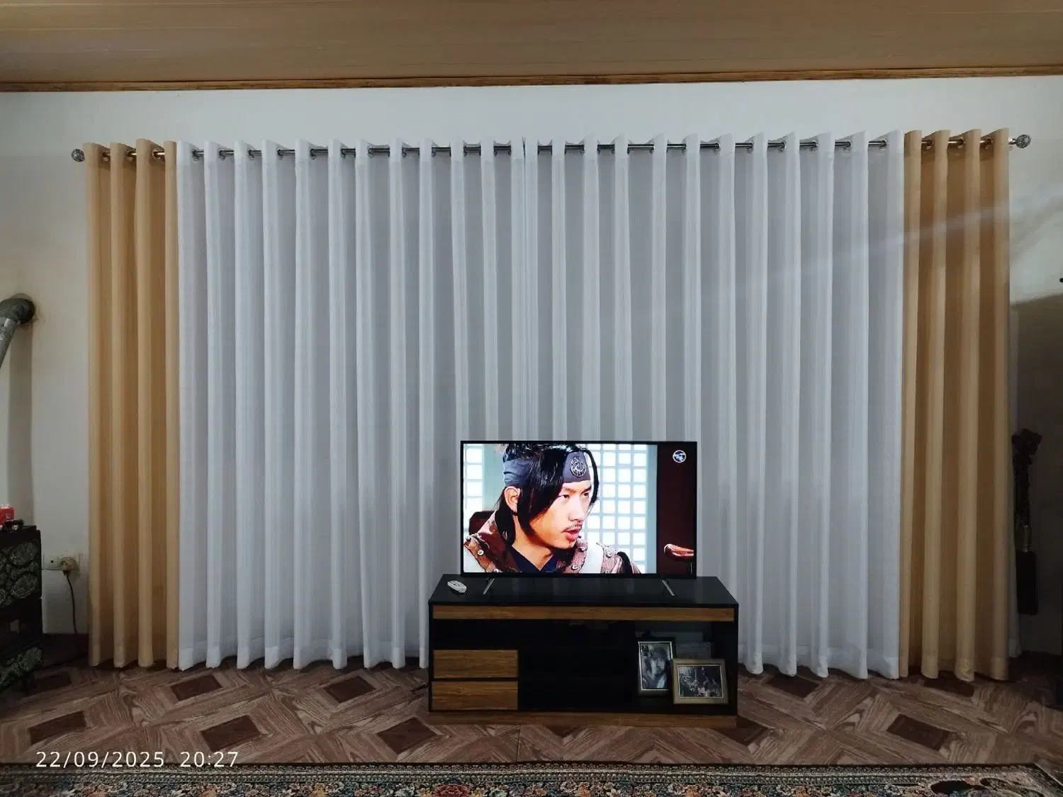 پنل پرده آماده پانچ|پرده، رانر، رومیزی|سرخرود, |دیوار