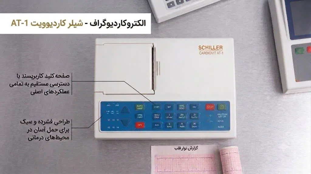 دستگاه نوار قلب سه کاناله SCHILLER ساخت سوئیس|پزشکی|مشهد, سعد آباد|دیوار