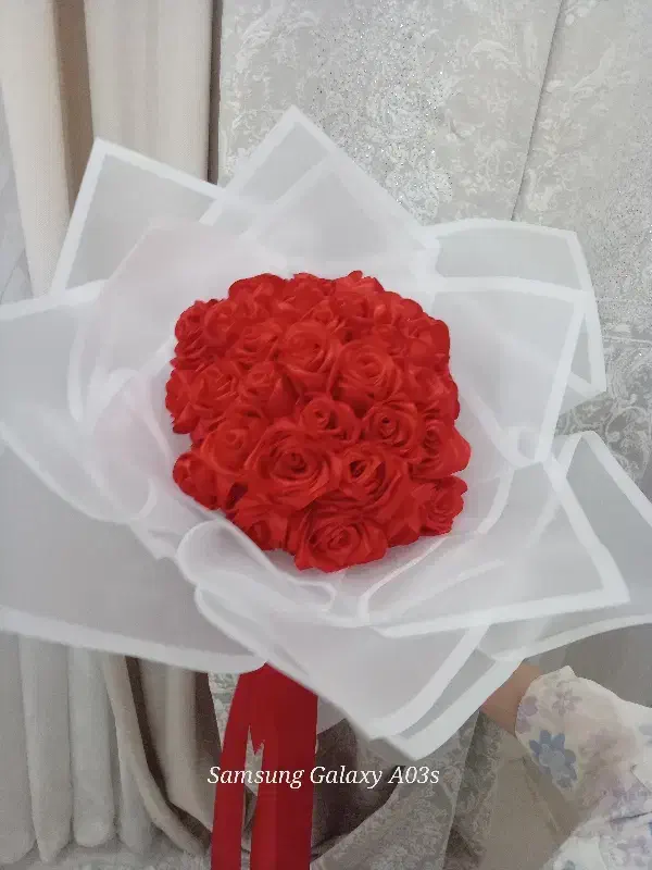 گل روبانی|گل مصنوعی|آبیک, |دیوار