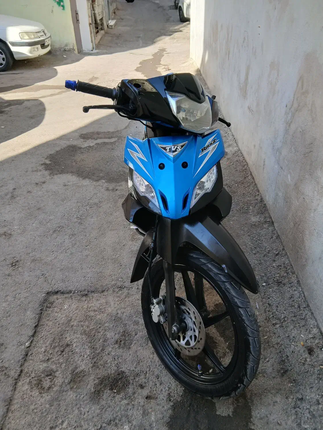 tvs تمیز در حد مدل ۸۹ کاربراتی|موتورسیکلت|مشهد, رده|دیوار