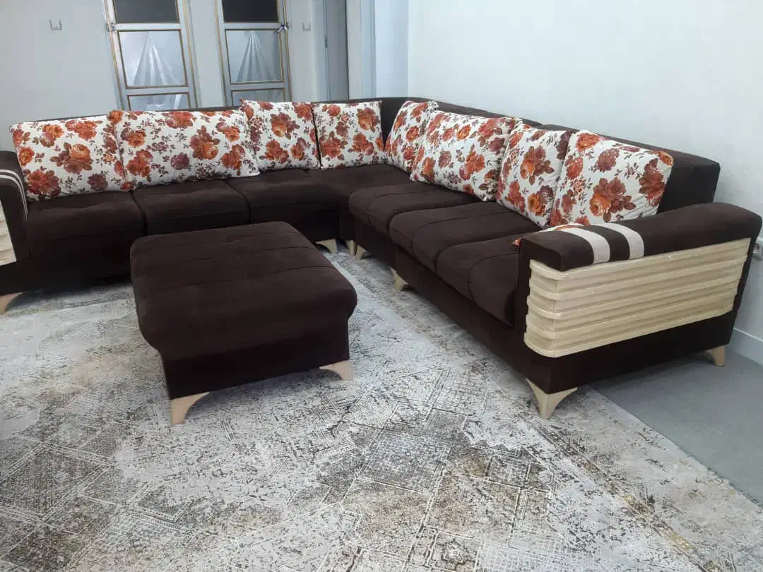 مبل راحتی ۷ نفر|مبلمان خانگی و میز عسلی|دوگنبدان, |دیوار