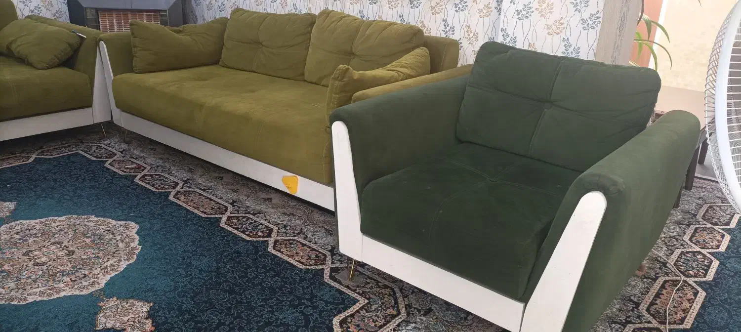 مبل راحتی ۸ نفره|مبلمان خانگی و میز عسلی|شیراز, شیشه‌گری|دیوار