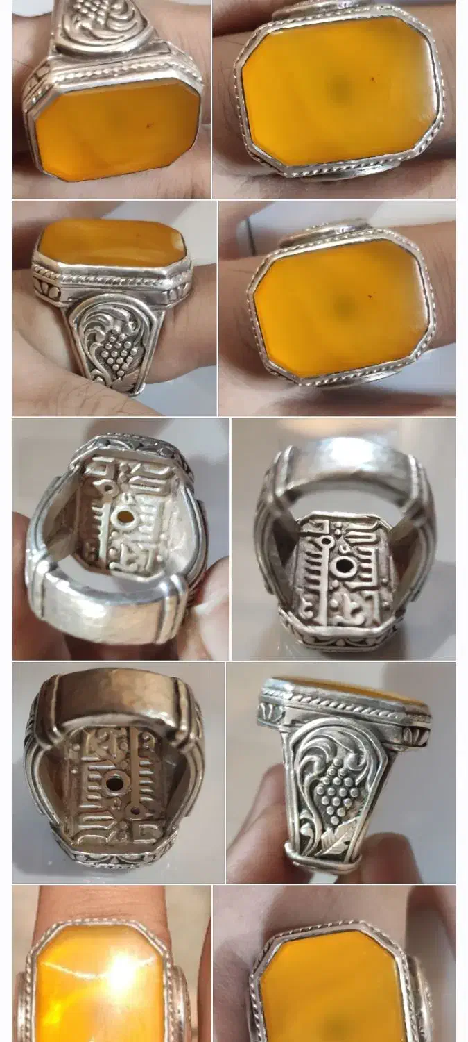 انگشتر عتیقه نایاب زجاجی یمن ۴۰گرم|جواهرات|تربت‌حیدریه, شهید بهشتی|دیوار