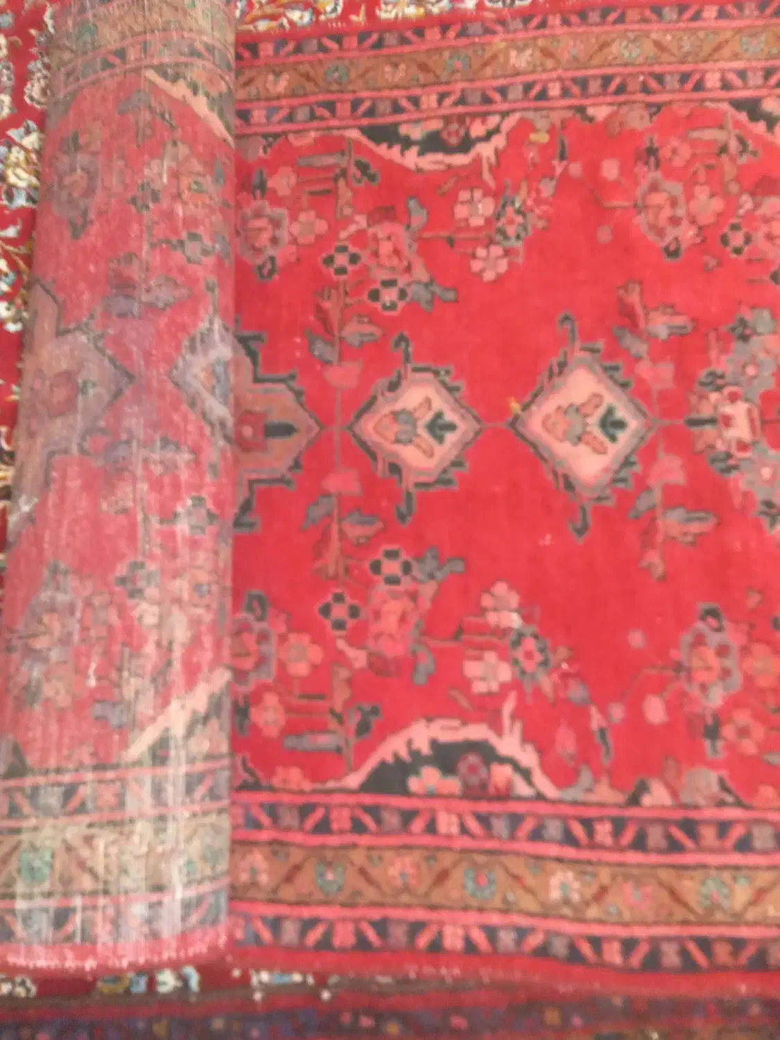 فرش دستبافت خوش نقش قدیمی|فرش|دلبران, |دیوار