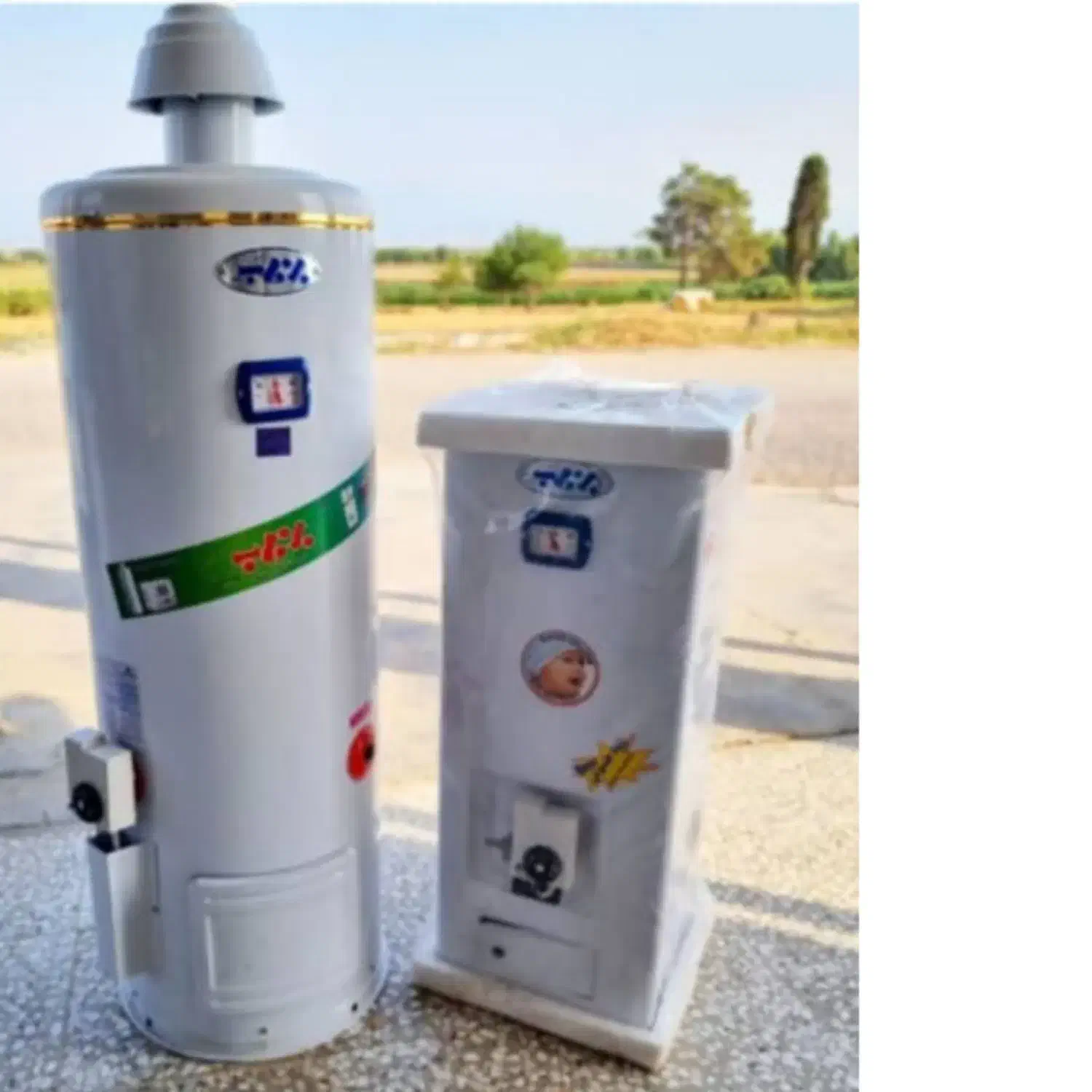 آبگرمکن گازی برفاب ۱۴۰ لیتر      ( ورق گالوانیزه )|آبگرمکن، پکیج، شوفاژ|یزد, |دیوار