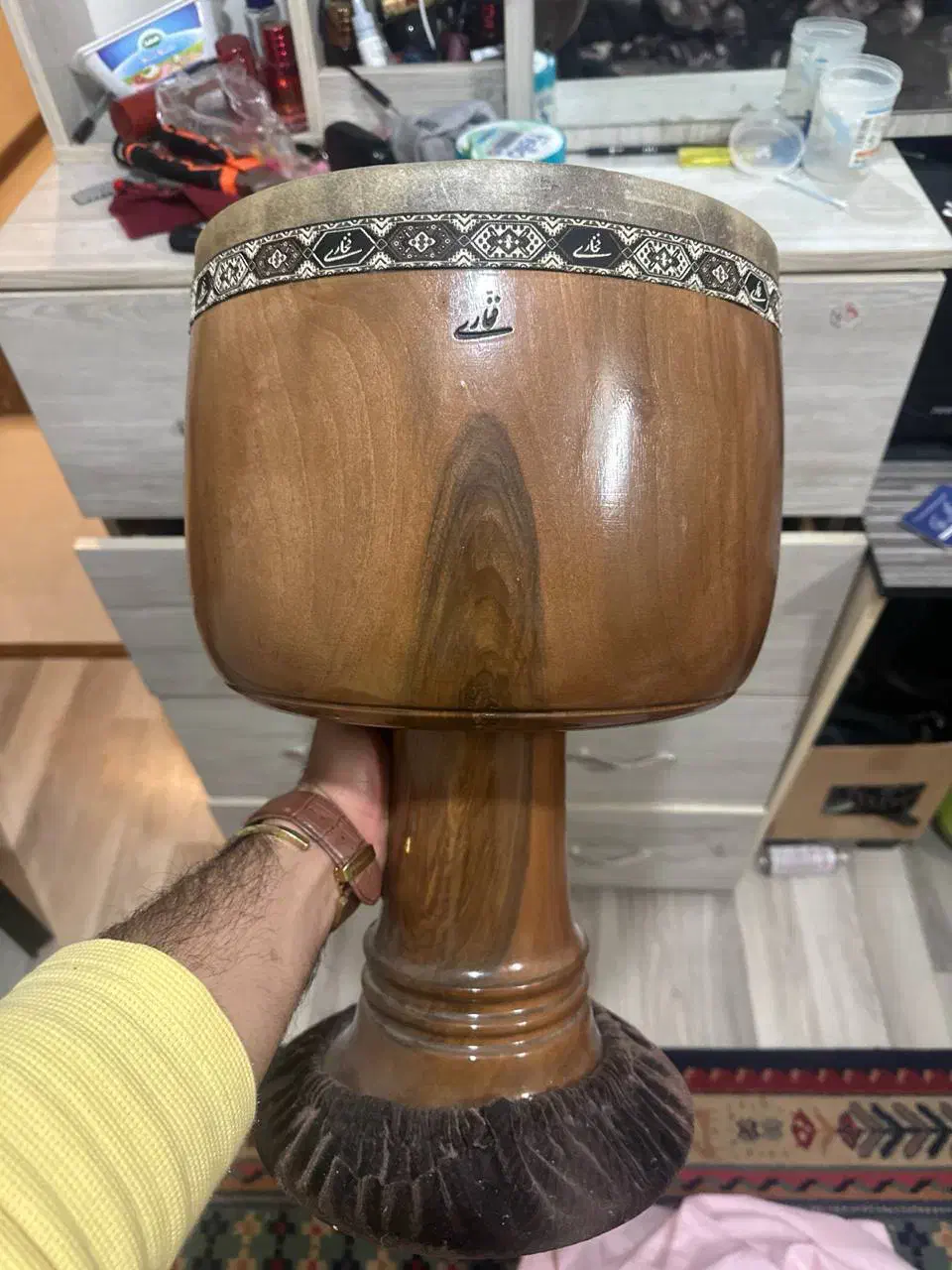 تنبک حرفه ای مهر فخاری|سازهای سنتی|مشهد, هفت تیر (آب و برق)|دیوار