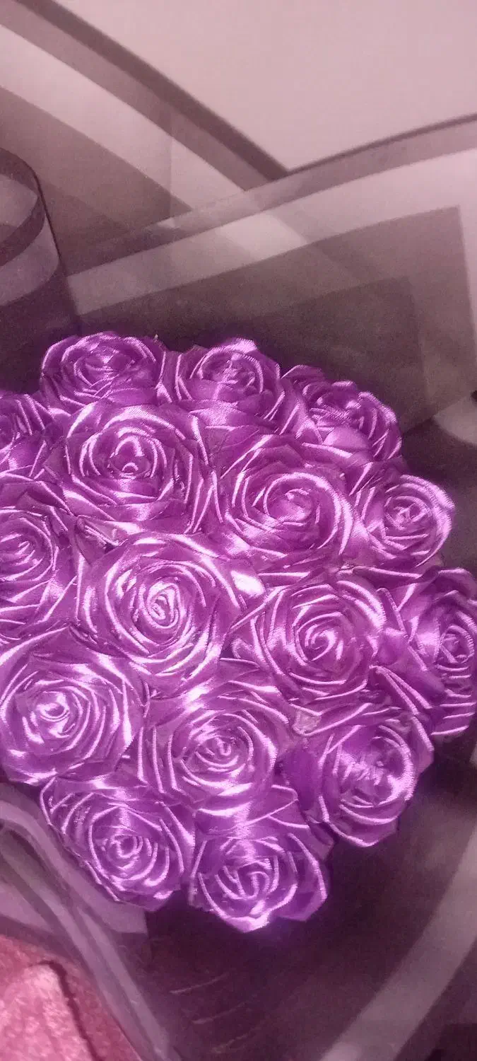 دسته گل روبانی|گل مصنوعی|فین, |دیوار