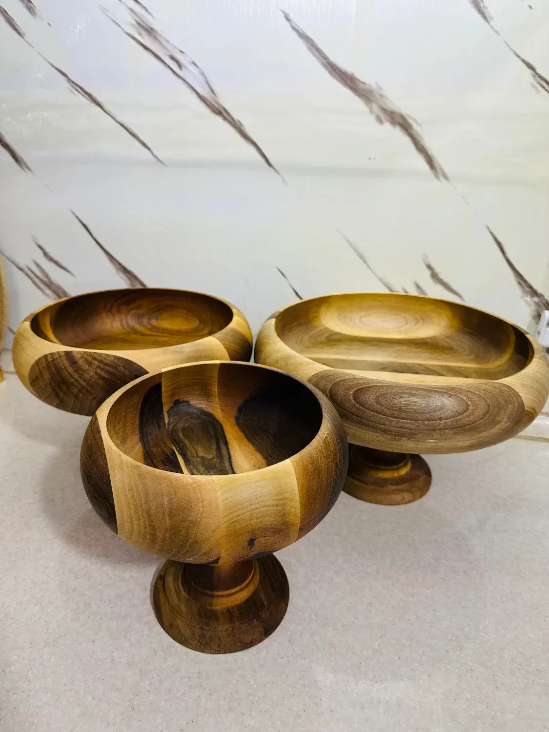 سرویس پذیرایی چوبی|ظروف سرو و پذیرایی|قرچک, زیبا شهر|دیوار